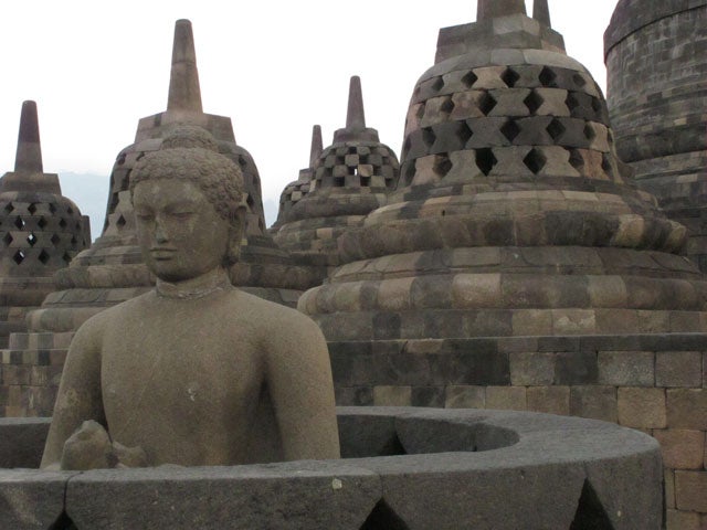 Templo de Borobudur, en Indonesia Templo de Borobudur, en Indonesia