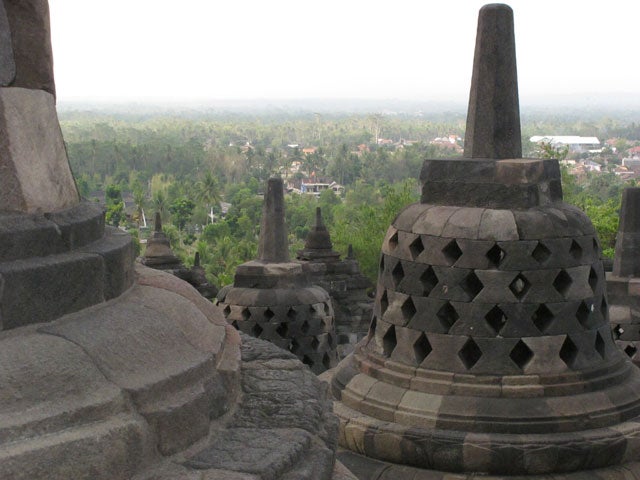 Templo de Borobudur, en Indonesia Templo de Borobudur, en Indonesia