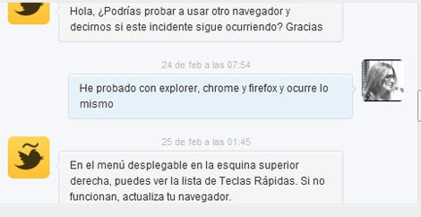 Las teclas rápidas de Twitter @ayuda Las teclas rápidas de Twitter @ayuda