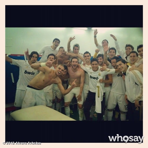 El Madrid celebra su liga El Madrid celebra su liga