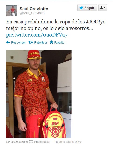 Uniforme de España para los Juegos Olímpicos 2012 Uniforme de España para los Juegos Olímpicos 2012