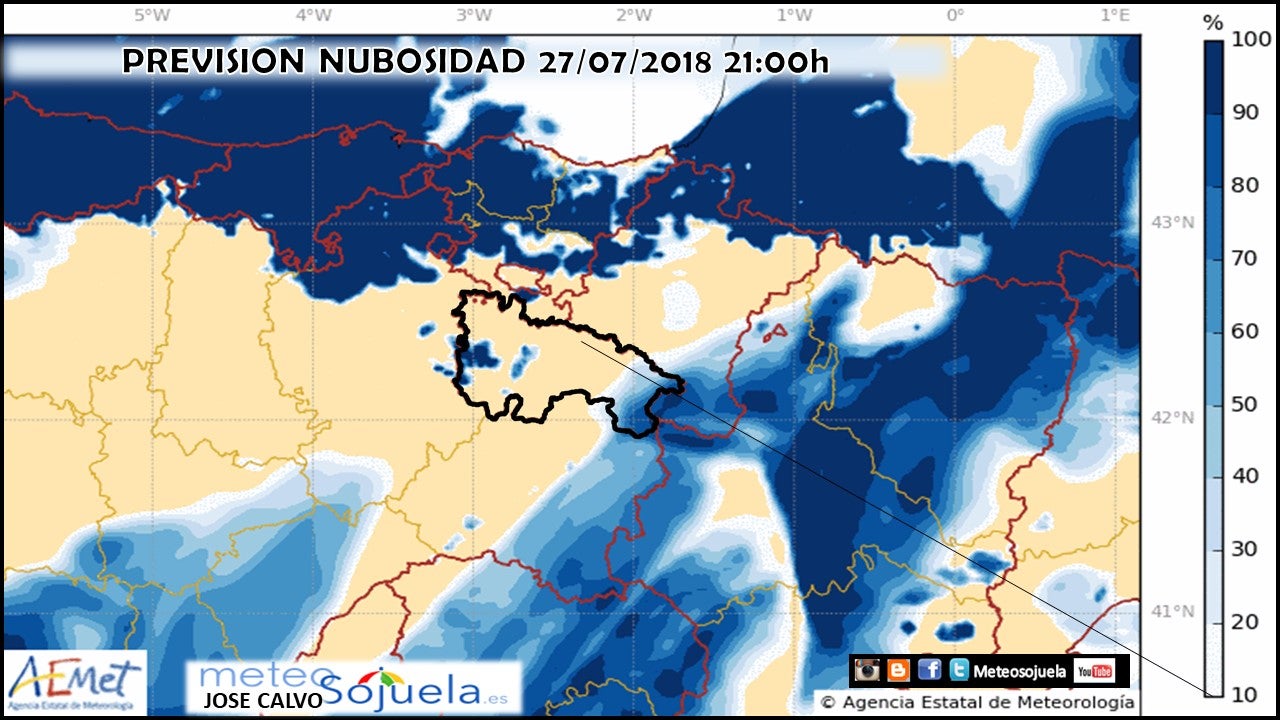 Nubosidad modelo Harmonie. Meteosojuela