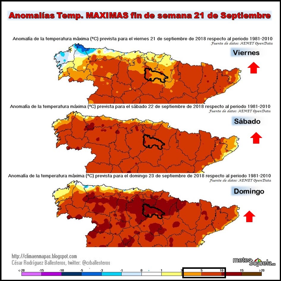 Anomalías Térmicas. Meteosojuela