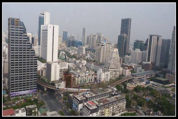 La llegada a Bangkok