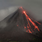 El volcán Arenal