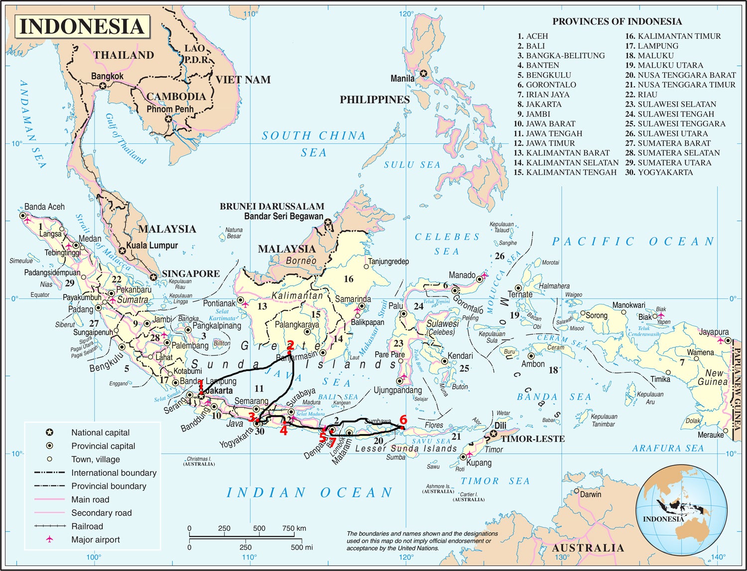 Recorrido de 17 días por Indonesia