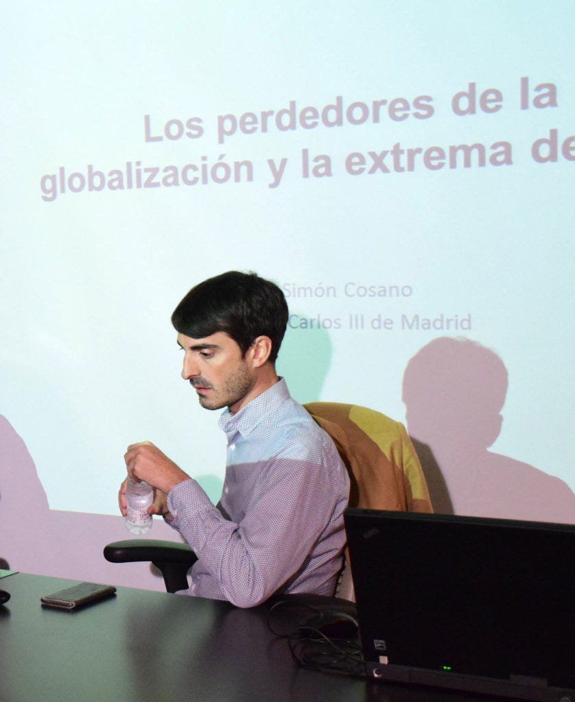 Pablo Simón, la pasada semana en el IRJ. Foto de Miguel Herreros.