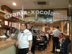 Granja de la calle Petrixol. Foto de La Vanguardia