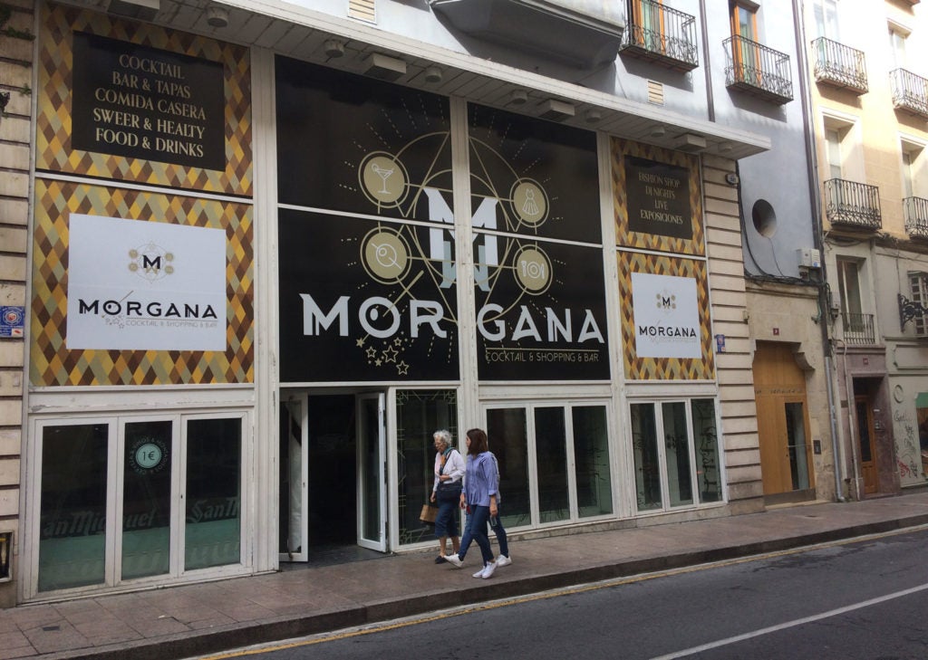 Nuevo bar Morgana, recién abierto en la calle Sagasta